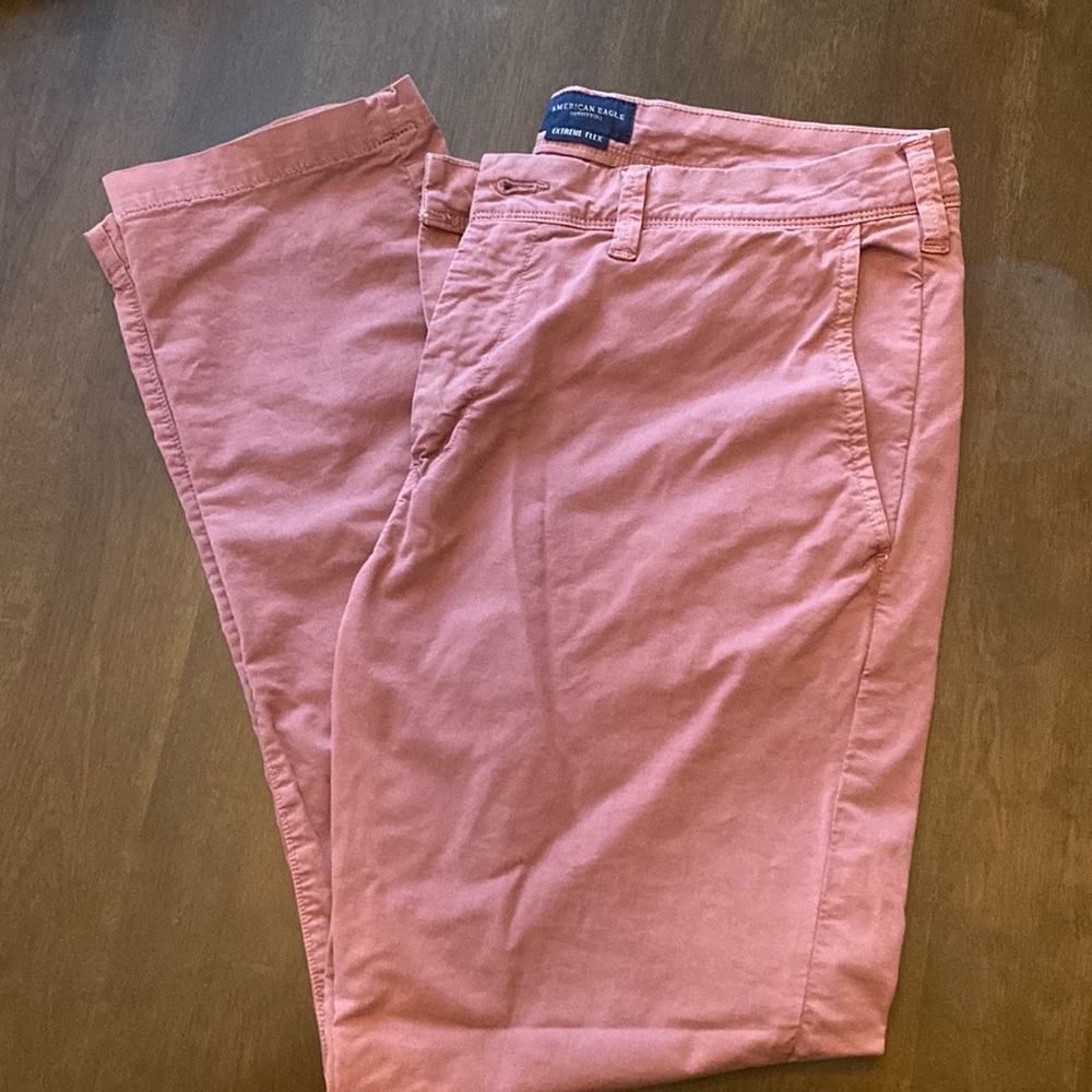 American Eagle Outfitters Pink Chinos
